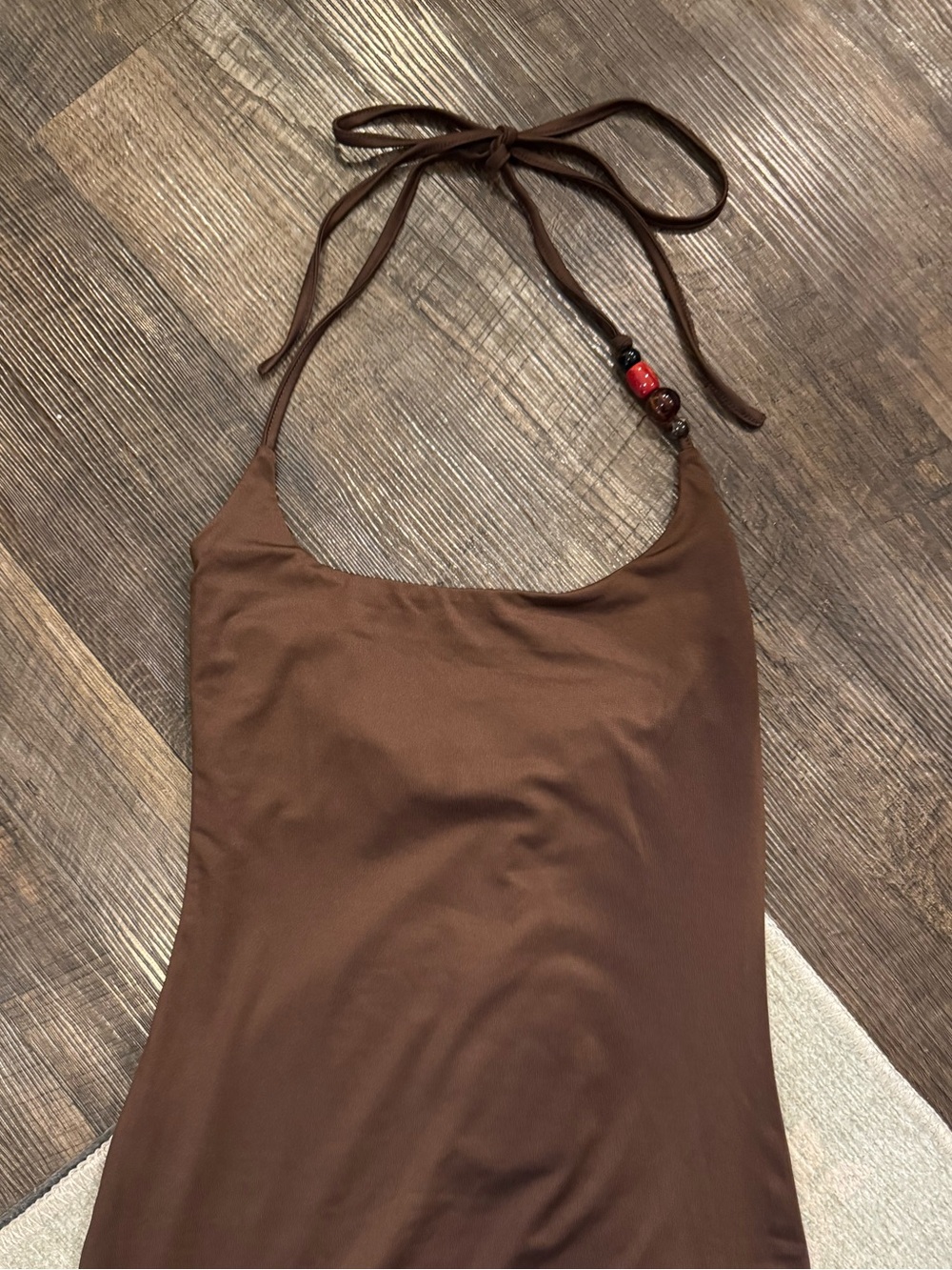NWT - PEPPERMAYO - Palm Beach Mini Dress in Chocolate - Picture 8 of 8